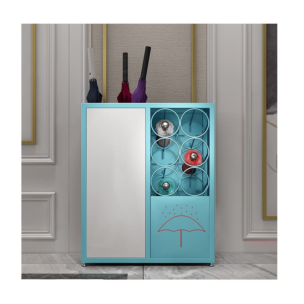 Porte-parapluies en métal grande capacité noir 50x22x60cm pour hôtel et commerce
