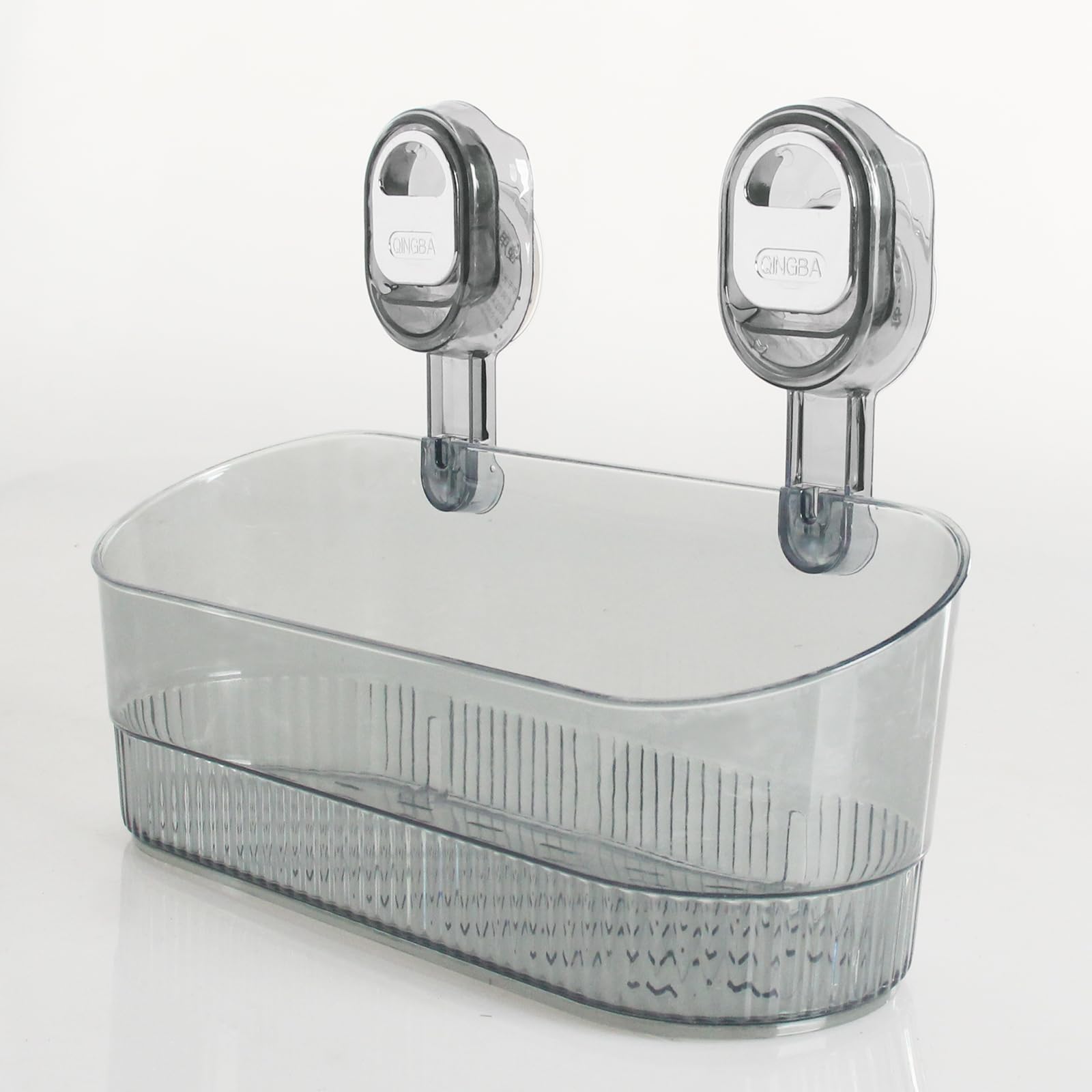 ZAXPHUMAX No Drill Bathroom Organizer with Strong Suction Cups Heavy Duty Shower Organizer Holds 10lbs Bathroom Shelf for