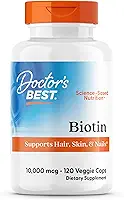 Doctor's Best - Biotina 10000 mcg. - 120 Cápsulas vegetarianas