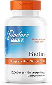 Doctor's Best - Biotina 10000 mcg. - 120 Cápsulas vegetarianas