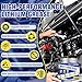 White Lithium Grease 60 ML, Multi-Purpose Garage Door Lubricant, Bike Grease with Brush for Hinges, Wheel Bearings, Gears, Garage Doors, Bike, Ideal for Automotive, Marine, Industrial and Household