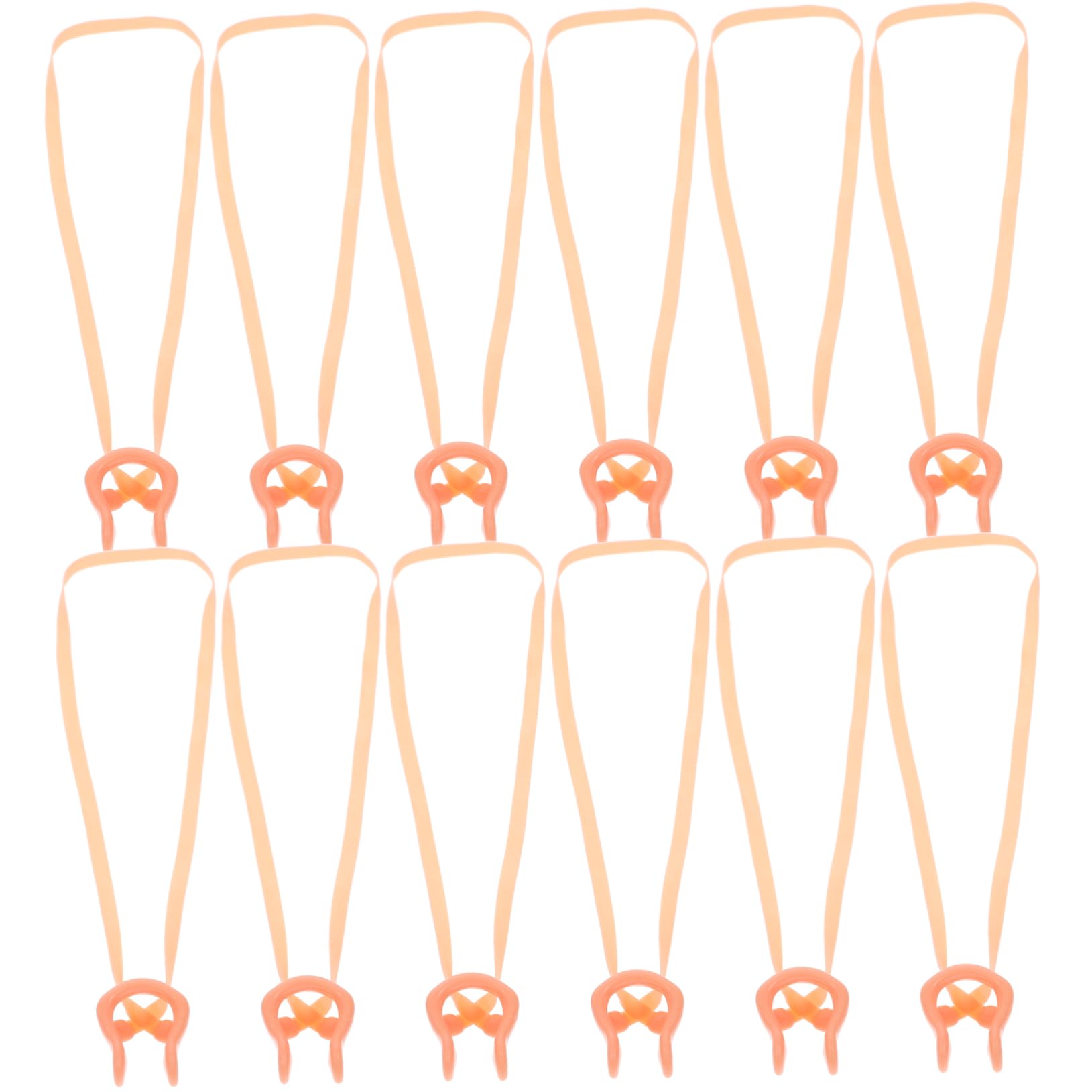 GALPADA Nasal Splint for Swimming 12pcs Silicone Nose Clip Soft Padding Comfortable for Boys and Girls Adults Sports Swim Accessory