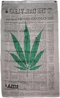 Flakita's Novelties 3x5 Daily Leaf Dispensary Advertising Weed Pot Marijuana 3'x5' Polyester Flag Banner with grommets