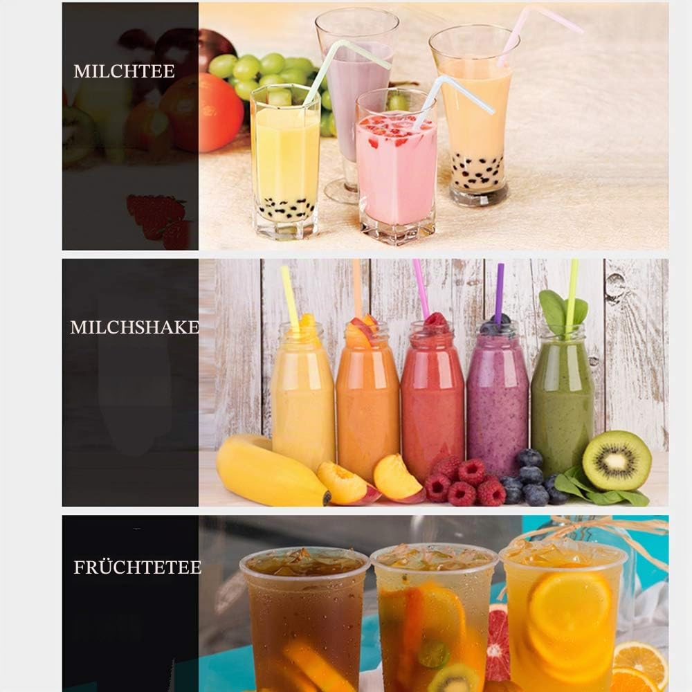 Cgoldenwall Milchshake Maschine Kommerzielle Elektrische Einkopf-Trinkmixer 18000 U/min Mit 2-Gang-Schalter 800ml Mixbecher Für Bananen, Papaya-Milchshake Und Cocktails