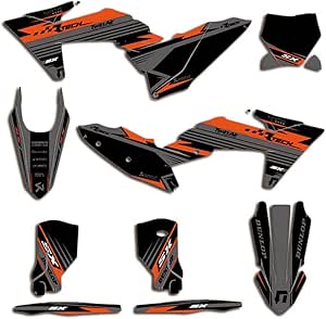 Chevrolet Graphic Car & Truck Decals/Stickers KTM Dirt Bike Sticker Decal Sheet - Orange Motocross Graphics By Enjoy Mfg (Made In USA) Orange Graphic Car & Truck Decals/Stickers - Foto 2