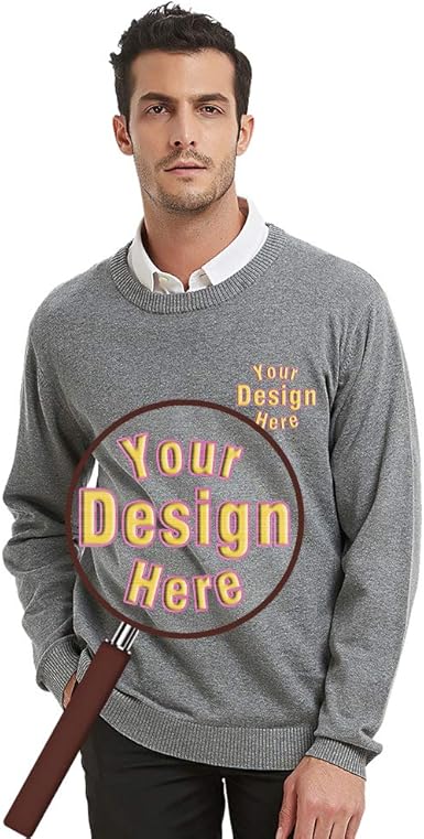 Custom embroidery crewneck Clearance