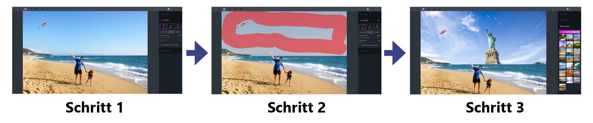 Hintergrund entfernen - Digitale Schere - Personen und Objekte akkurat Freistellen, Fotomontage Bildbearbeitung für Win 11, 10, 8.1, 7