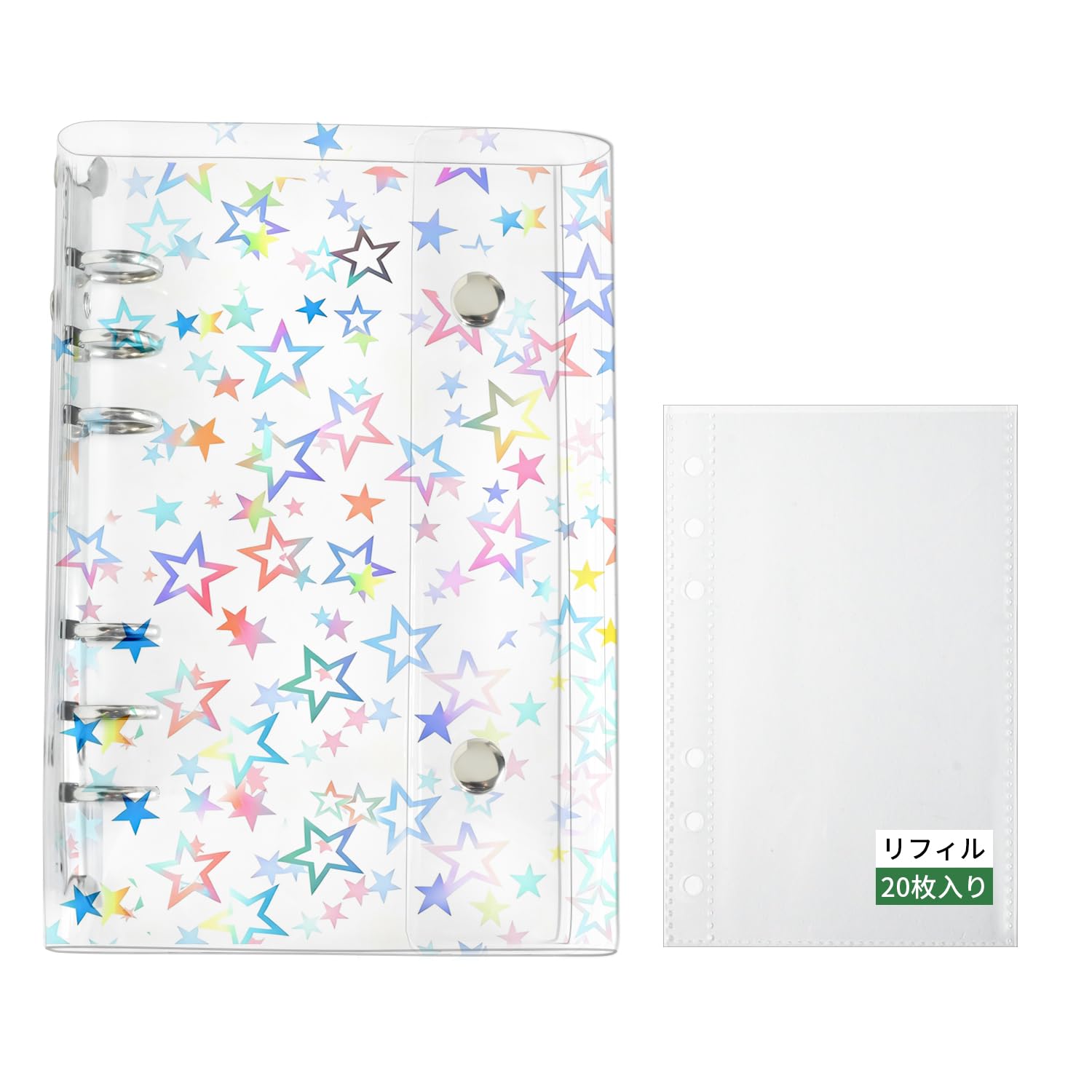 Amazon | A6 シール帳 【リフィル20枚付き】バインダー ラクガキ帳