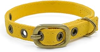 PetWale Cat Collar | Adjustable | Durable | Safety Collar | Pet Supplies | Cat Accessories | Cat Collar | Cat Belt | Soft and Comfortable | for Indoor use | Pack of 1 | Yellow