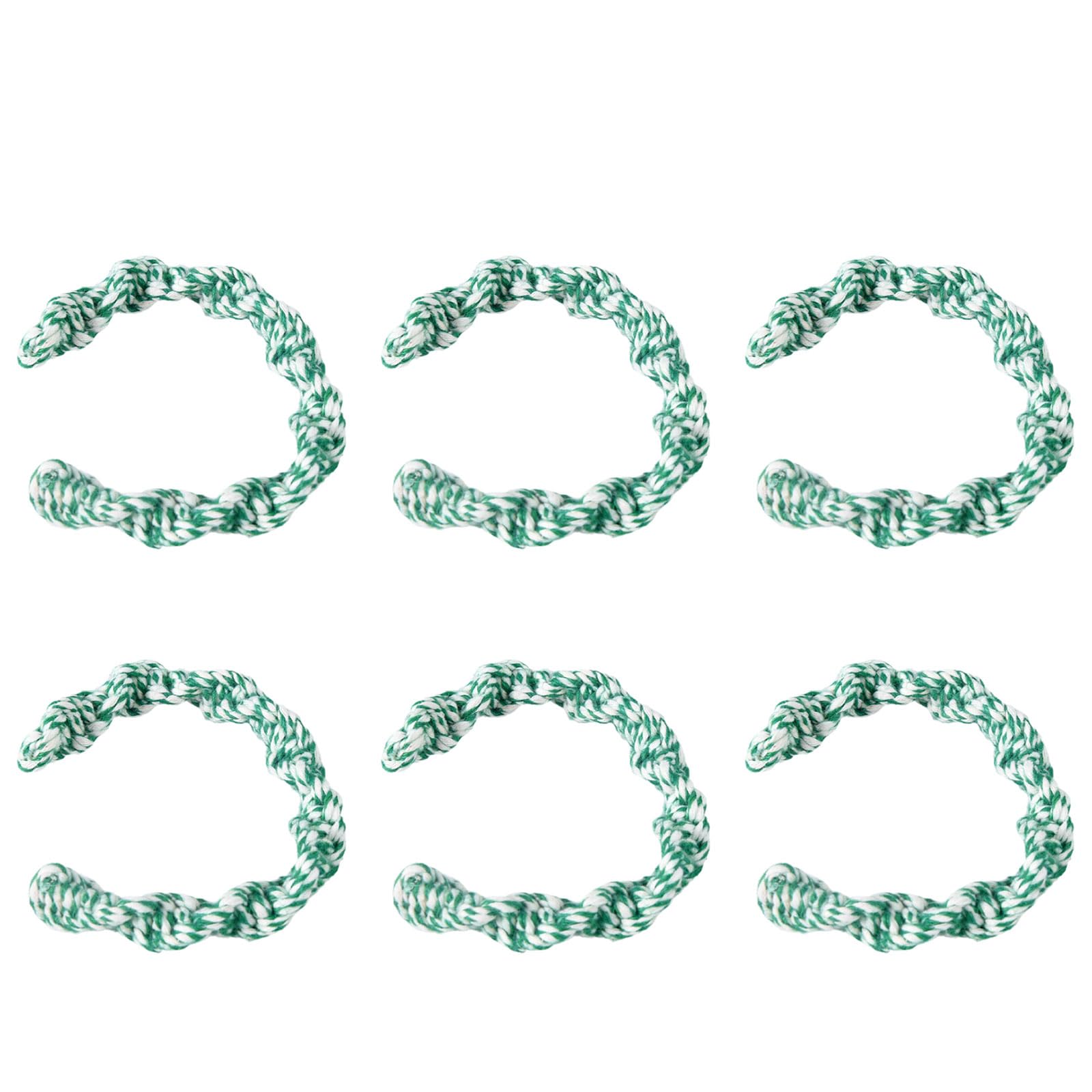 Jazuaiao Twist Rope Curtain Tiebacks Curtain Tieback Holder for Home and Drapery – 6Piece Set Fasteners Ties