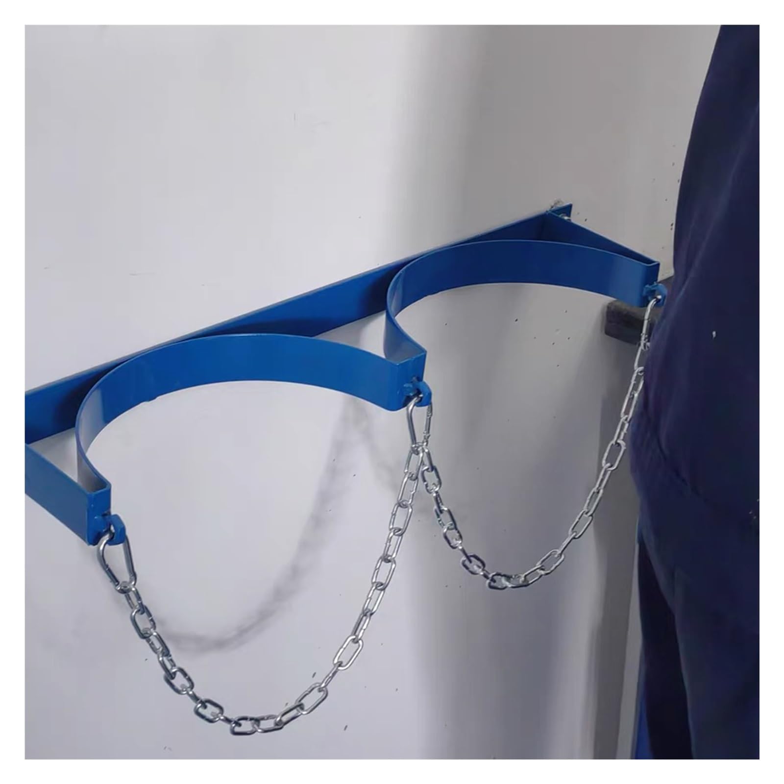 Soporte Para Bombonas De Gas Soporte De Pared Para Botellas De Oxígeno Para Residencias De Ancianos Y Laboratorios, Soporte Para Tanque De Nitrógeno Y Soporte De Acero Para Botellas De Propano(1 set,2
