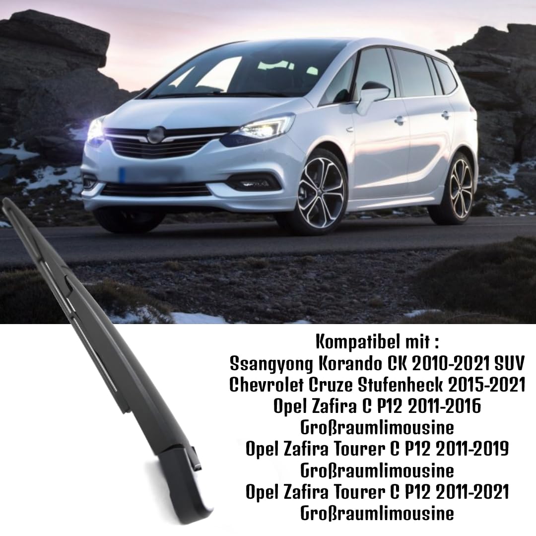 Brazo y escobilla del limpiaparabrisas trasero para Zafira Tourer C Cruze Hatchback Korando