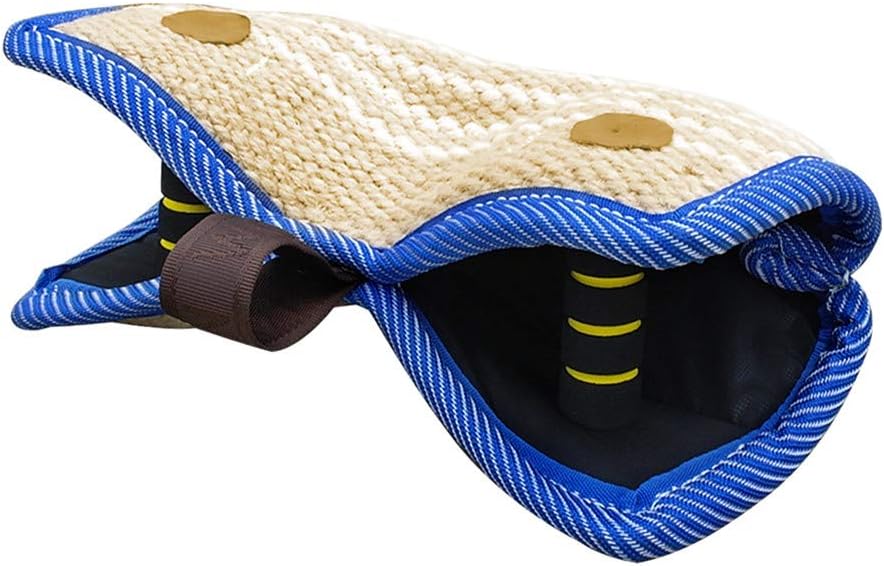 Dog Training Bite Tugs Pet Bite Pillow Jute Dog Bite Sleeve for Training Police K9 Young Malinois German Shepherd Rottweiler 11 See Size Description