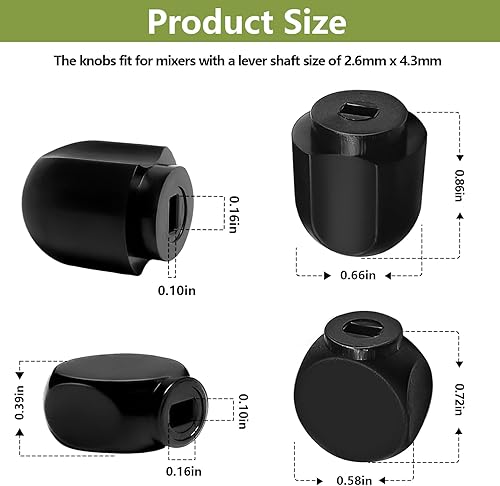 Miniatura 4 de Pieza de repuesto de perilla de control de velocidad para batidora de pie KitchenAid, para pomos de palanca de bloqueo, accesorios de plástico