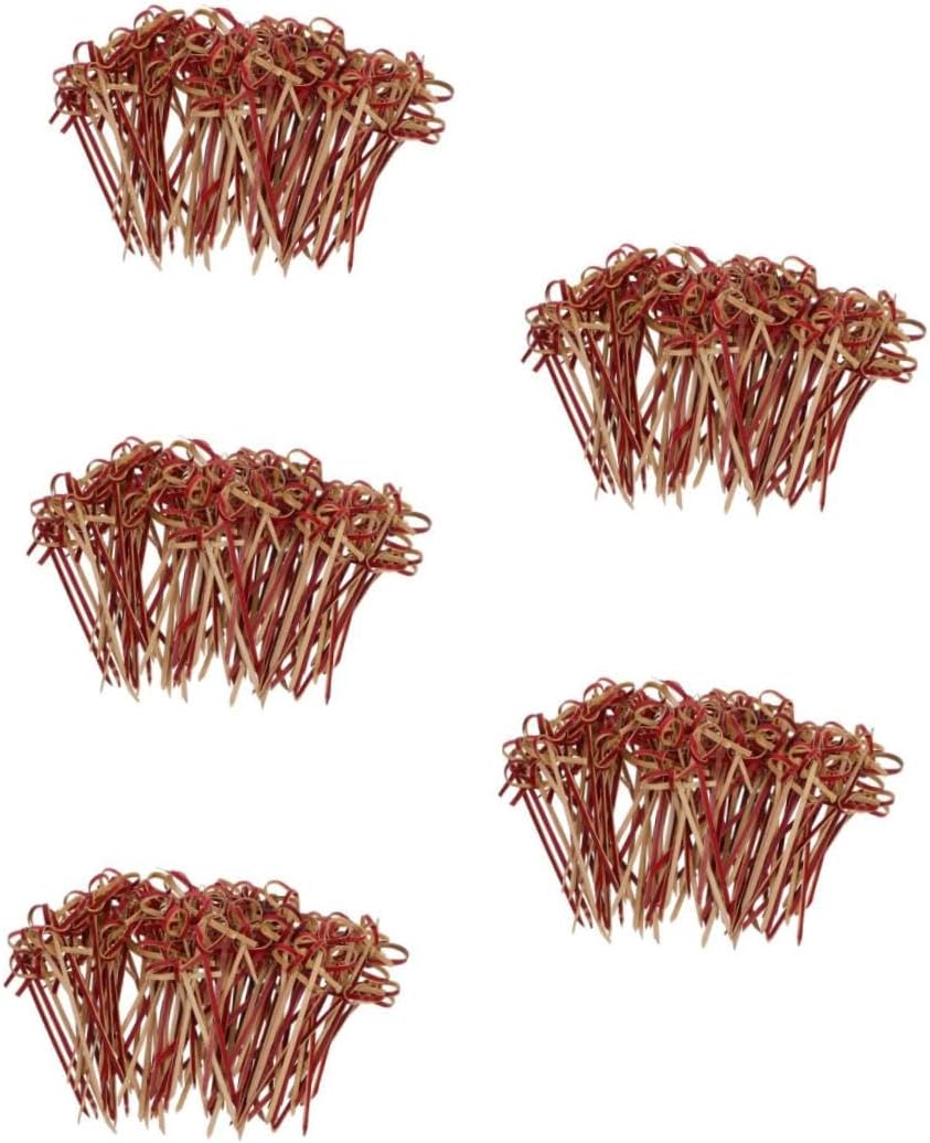 500pcs Cocktail Picks Creative Skewers for Appetizers Fruit and Desserts Elegant Flower for Parties and Special Occasions