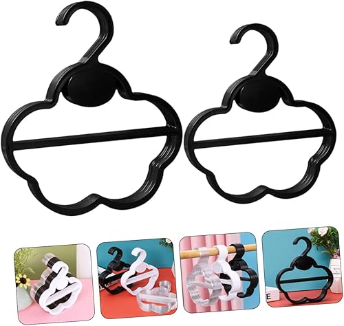 Miniatura 7 de Alipis 20 cinturones de armario accesorios para organización de toallas ahorro de espacio pañuelos bufanda toallas espaciales chal corbatas perchas