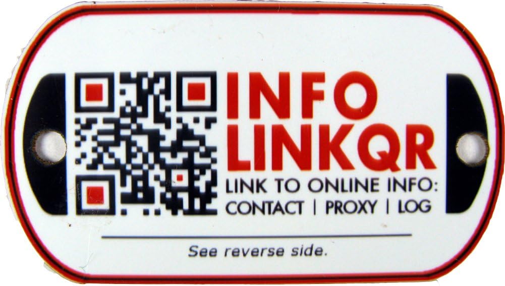 InfoLinkQR: TagAlong Tags, Set of 3