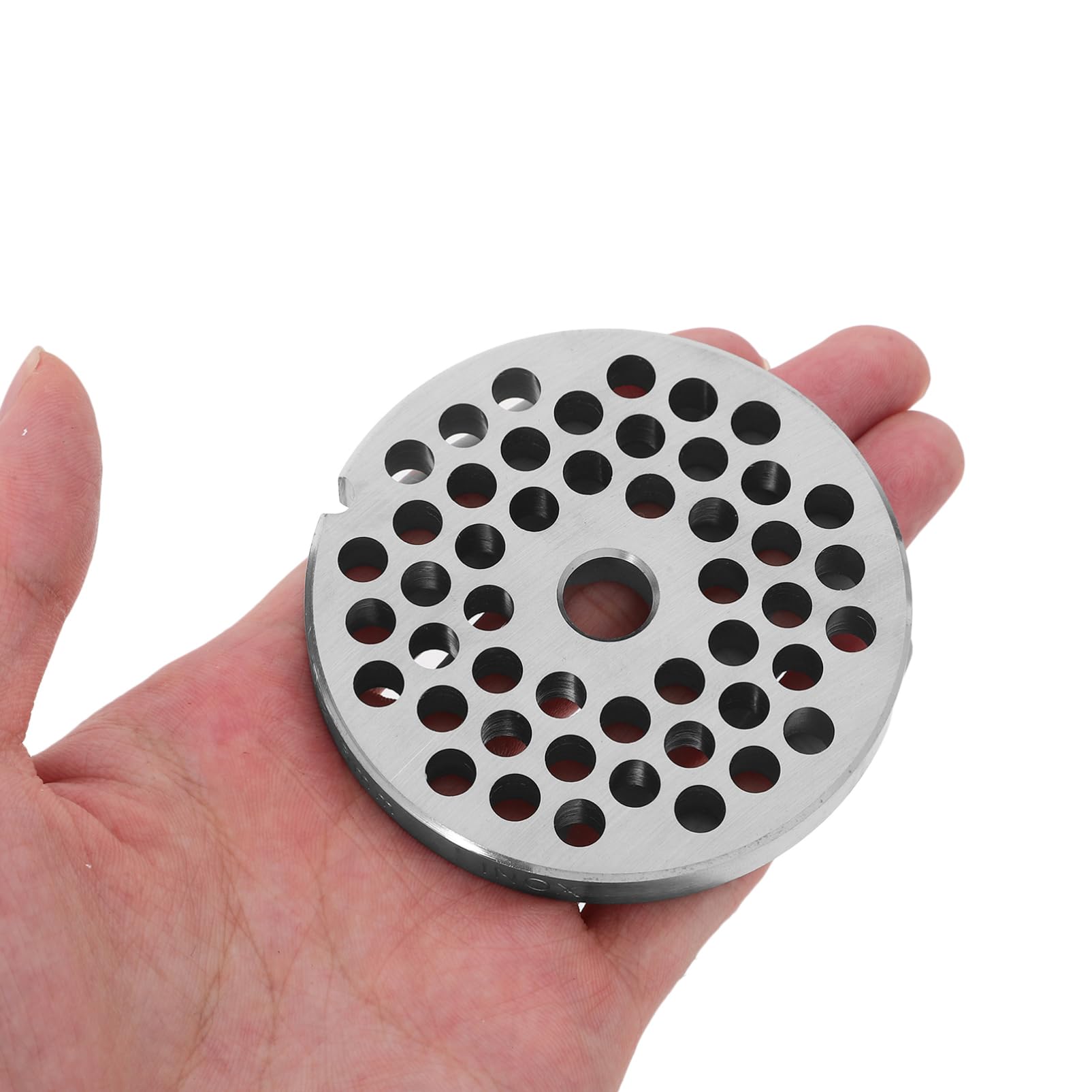 VALICLUD Disco Di Macinazione Per Tritacarne Elettrico 12# Foro 6mm in Acciaio Inossidabile Accessorio Per Carne Piastra Di Ricambio Per Cucina Macinazione Uniforme Produzione Di Salsicce