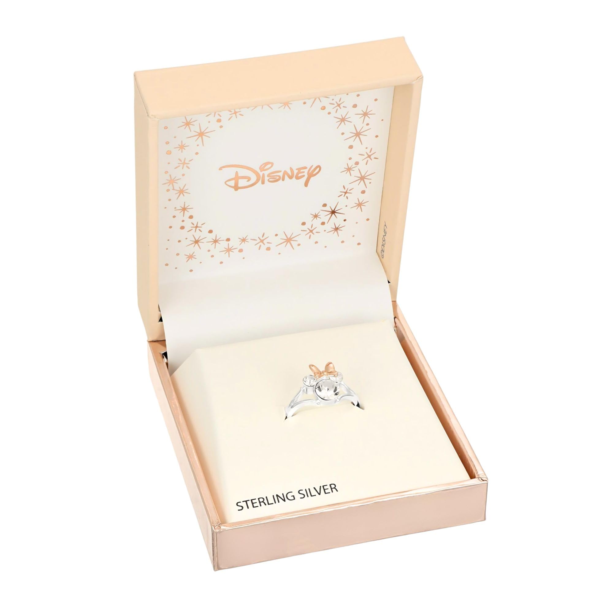 Disney Anello per Bambine con Minnie Mouse en Argento, Plata de ley