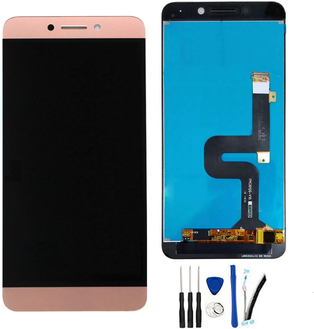 SOMEFUN LCD + TP Replacement for LeEco Le Pro3 X720 X725 X727 5.5" Display Touch Screen Digitizer Glass Assembly (Rose Gold)