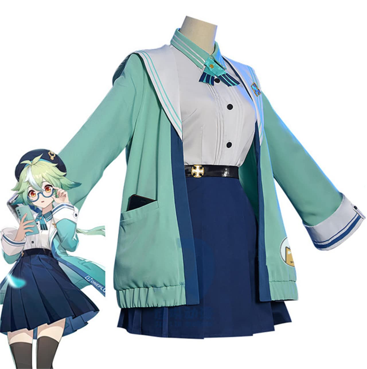 Amazon.co.jp: yuanqing コスプレ衣装 原神 げんしん 砂糖 スクロース 