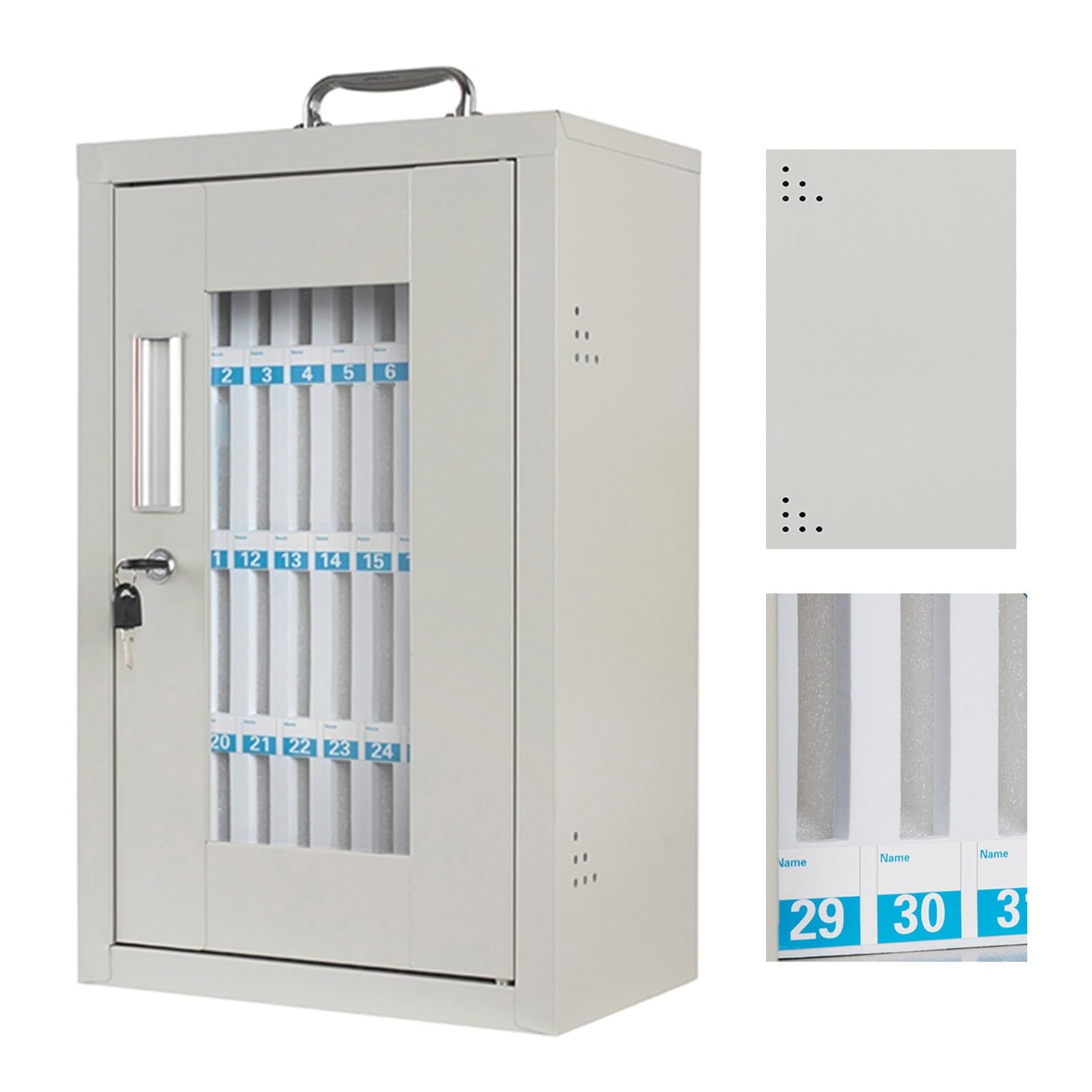 Sto Box - Serratura a muro a 36 bit per telefoni cellulari, in acciaio, per scuole e aziende, opzioni disponibili 24/36/48/60 bit