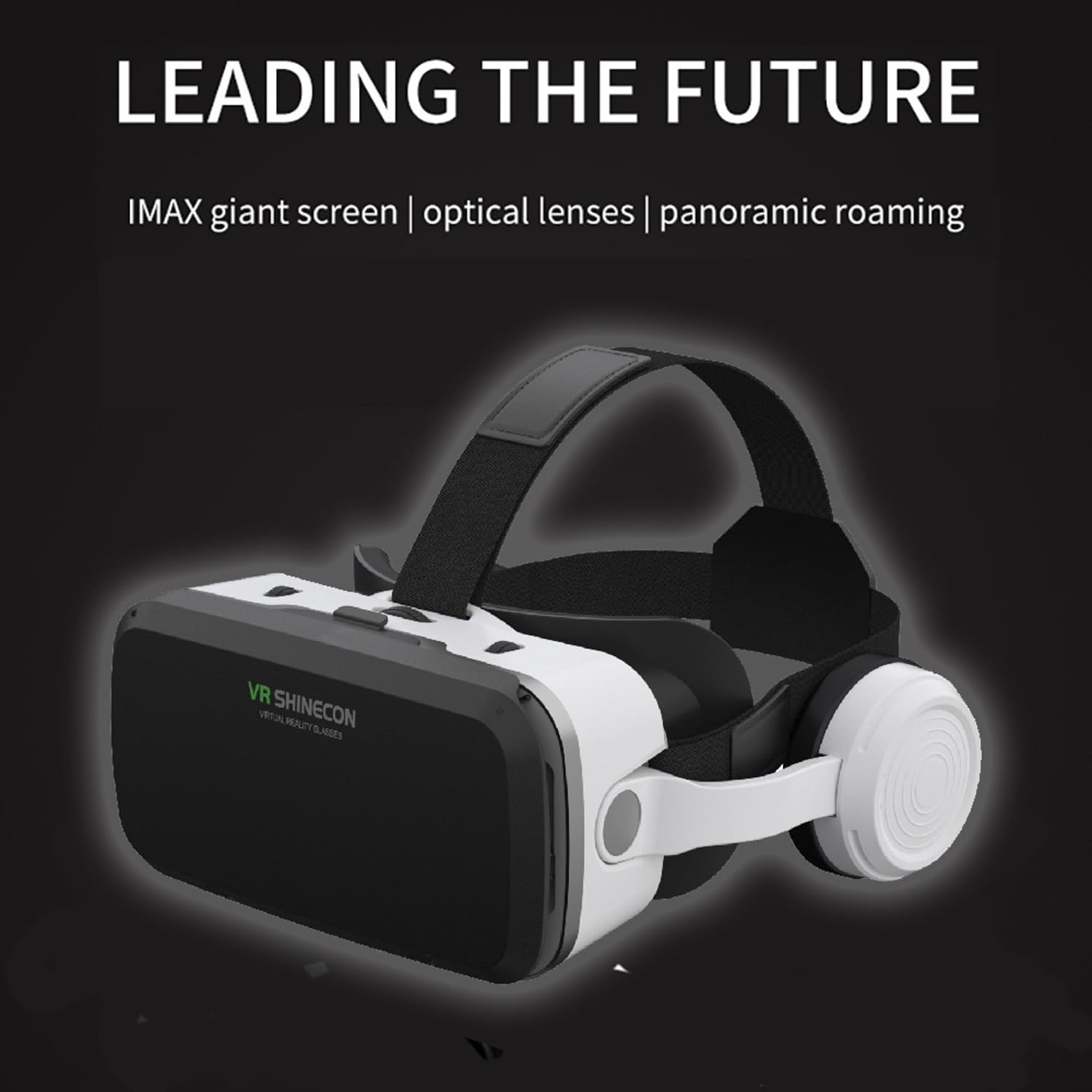 Virtual Reality VR-Headset für iPhone 16, 15, 14, 13 Pro Max Plus, Galaxy S24, S23, S22, VR-Brille mit Fernbedienung, VR-Set für Erwachsene, Kinder, Filme, Videospiele (für Typ-C-Kopfhörer