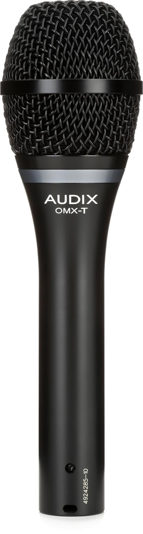 AUDIX OMX-T Dynamic Hypercardioid Vocal Microphone - Black - Wide Frequency Range, Perfect for Loud Stage Environments