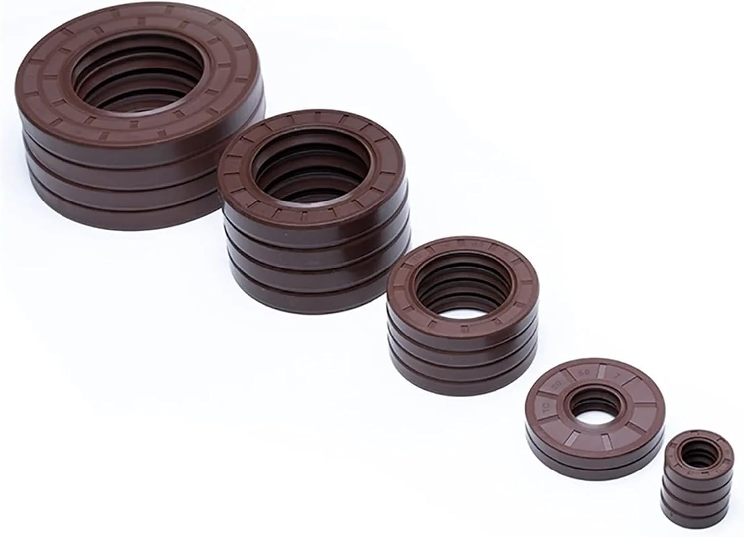 1Pcs ID 90/95/100/110-118mm FKM TC/FB/TG4 Skeleton Oil Seal Rings Fluoro Rubber Double Lip Seal Gasket for Rotation Shaft(95x112x12)