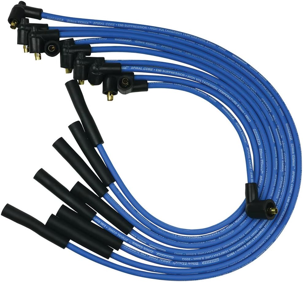 Moroso 72550 Blue Max Spark Plug Wires, AMC V8, GM V8