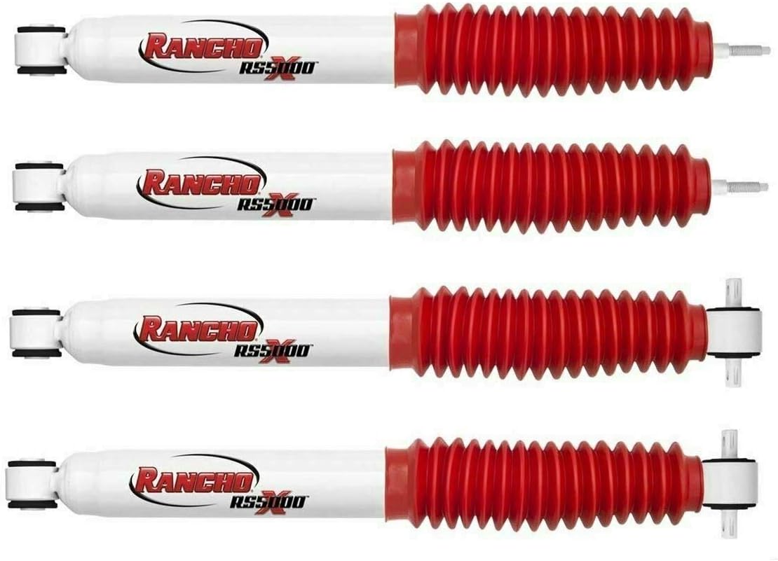 Rancho RS55328 RS55326 Pairs of Shock Absorbers for 2007-2010 Jeep Wrangler