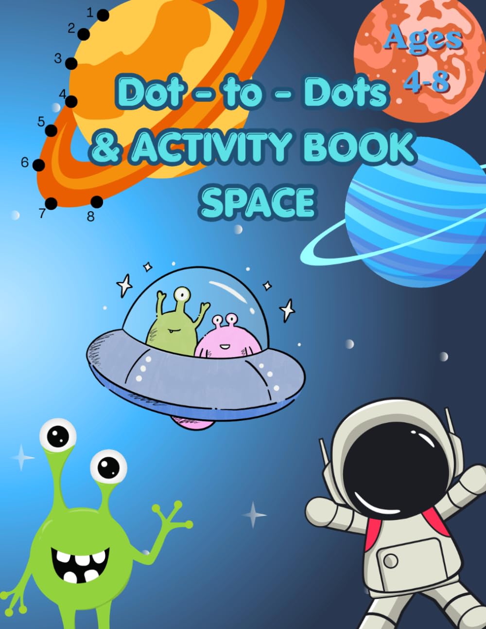 Dot to Dot Activity Book: Space