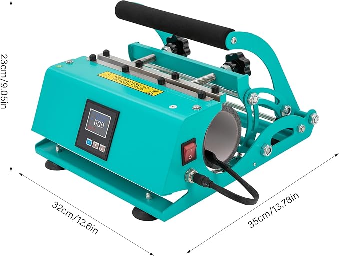 Prensa Térmica Eléctrica para Vasos, Sublimación 30 OZ, Pantalla LED miniatura 3