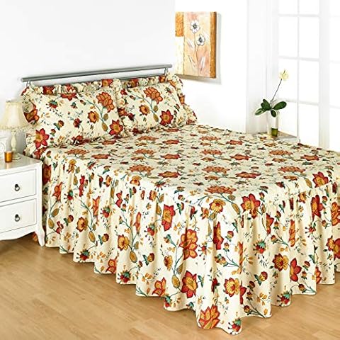 Diana Cowpe Traditional Jacobean Bedspread with Sham Cover