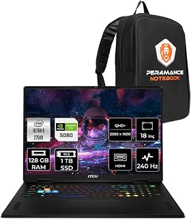 MSI Vector 18 Hx Aı Ultra 9 275Hx 128Gb 1Tb Ssd Rt
