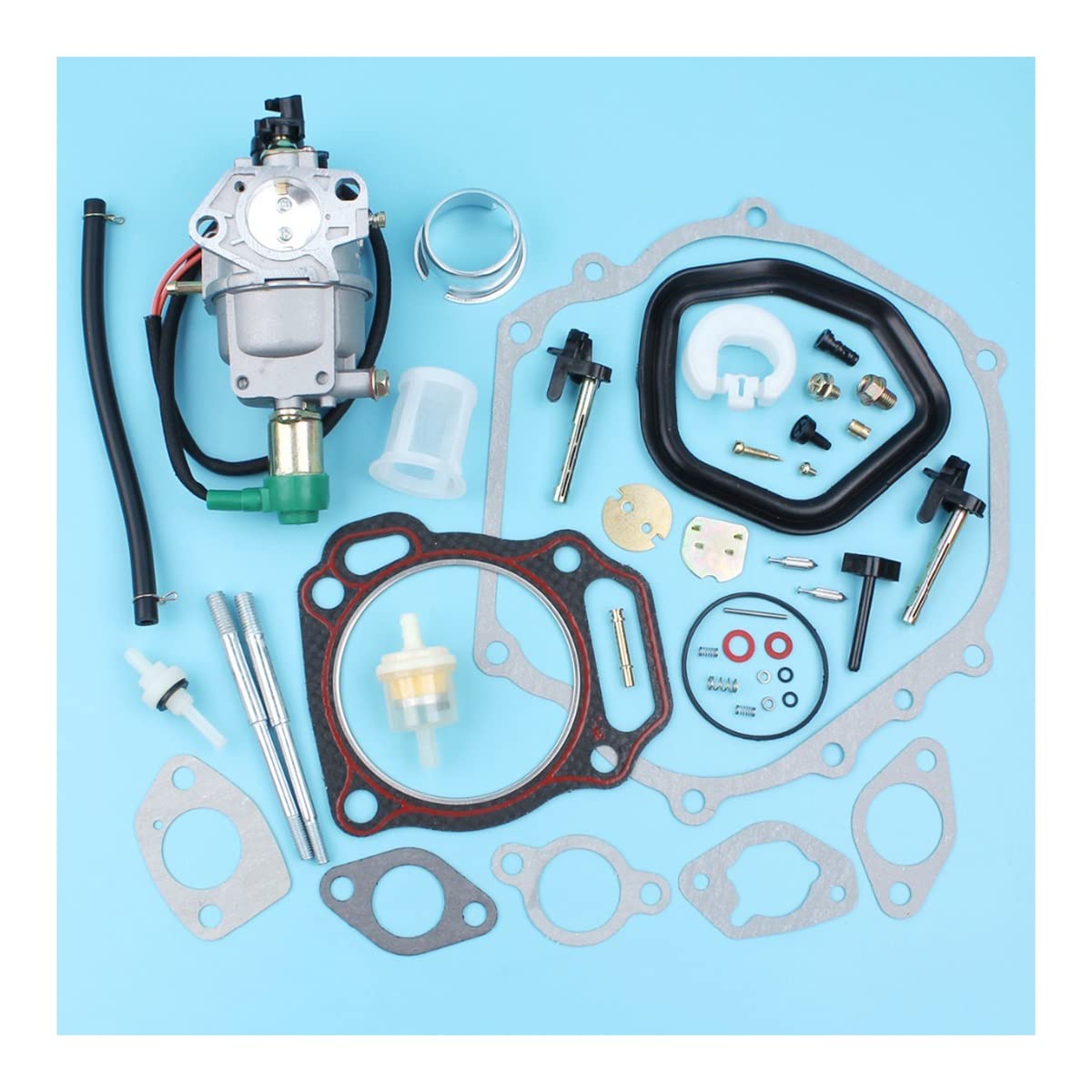 Kit de carburador Kit de Junta de reparación del carburador del generador for GX390 190F 13HP GX340 11HP 188F Motor de alimentación Carberature