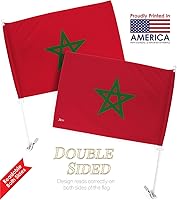 Vista 32 de Bandera de Estados Unidos con poste para coche, bandera para carros, 2 unidades, bandera de América, capó para auto, 4 de julio, decoración