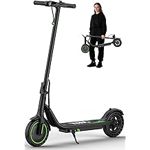 VOLPAM Electric Scooter with 8.5"/10" Solid Tire, 350W/500W Powerful Motor &amp; 19/22 MPH Top Speed, 16-28 Miles Long Range, Folding E Scooter Choice