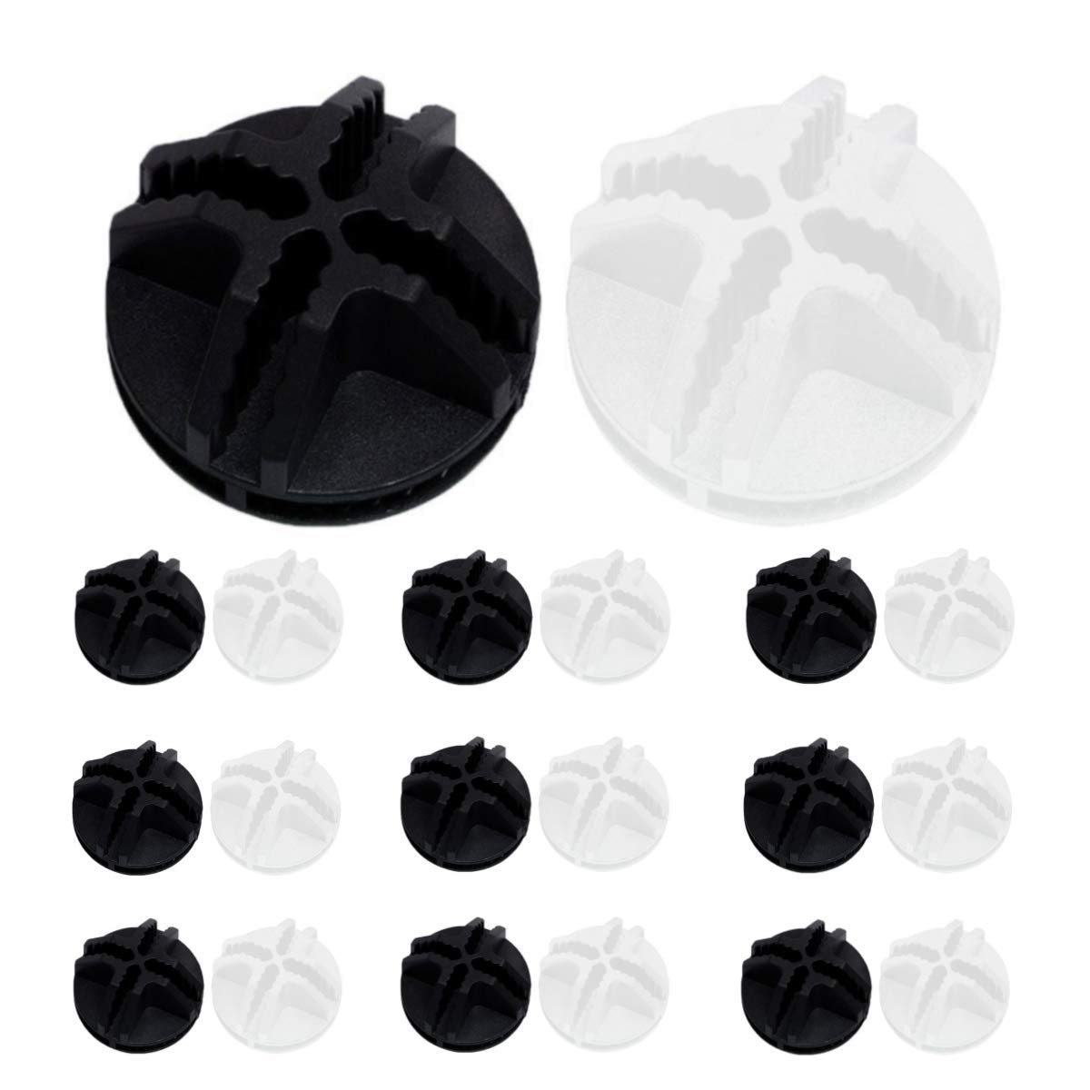 Buy 20 Pcs Wire Cube Plastic Connectors Interlocking Connector Clip