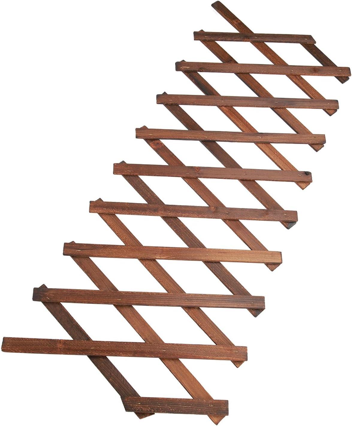 Expandable Pine Fence Plant Support Ideal for Climbing Plants and Garden Decor