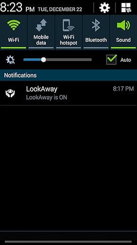LookAway eye protection