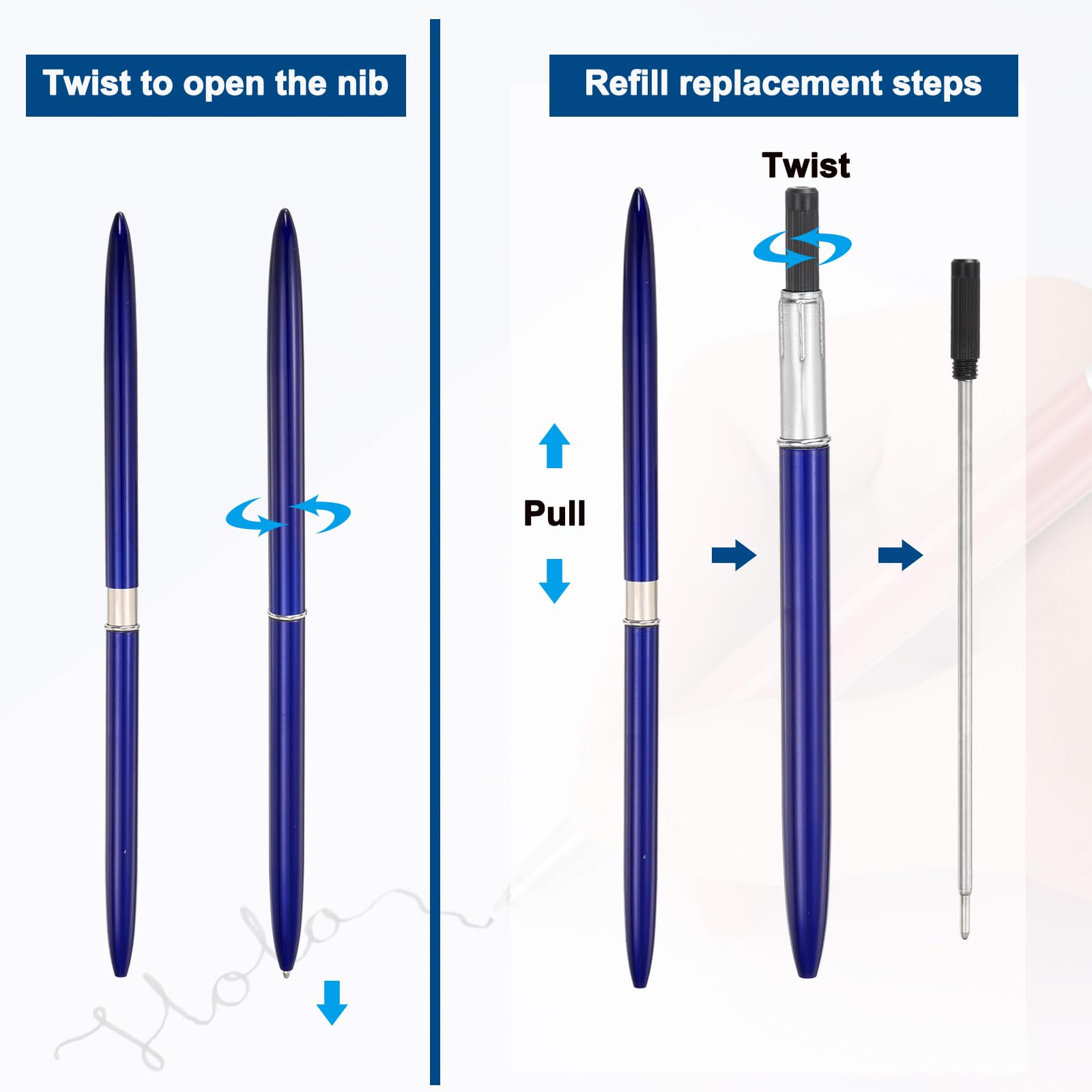 PATIKIL Slim Metal Ballpoint Pen - Image 4