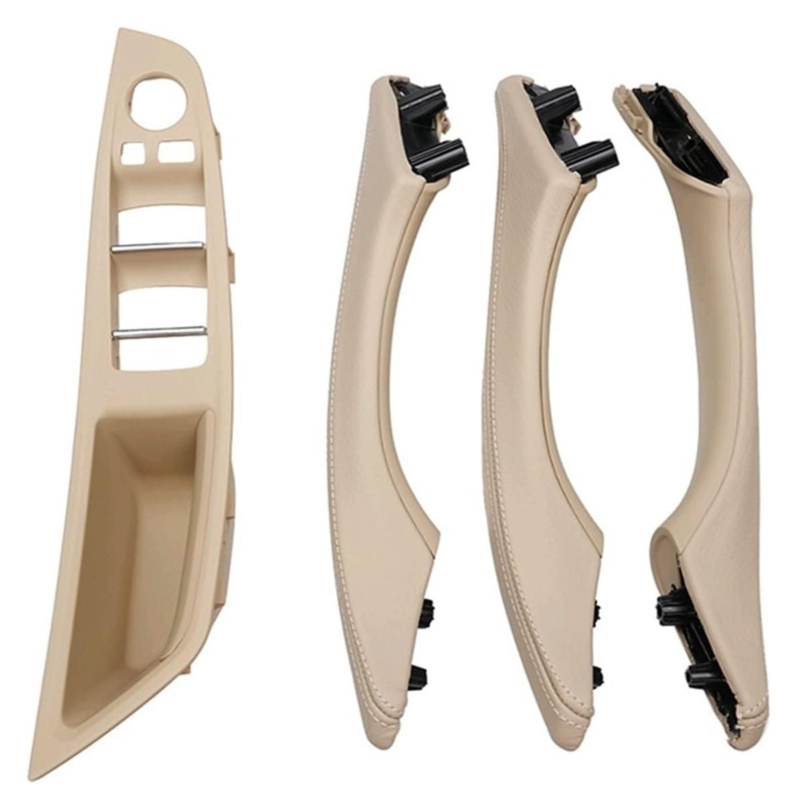 FANGZIQQ for 5 Series F10 F11 F18 520 523 525 528 530 535 Door Inner Handle Inside Armrest Accessories Car Inner Door Handle(Yellow 4)