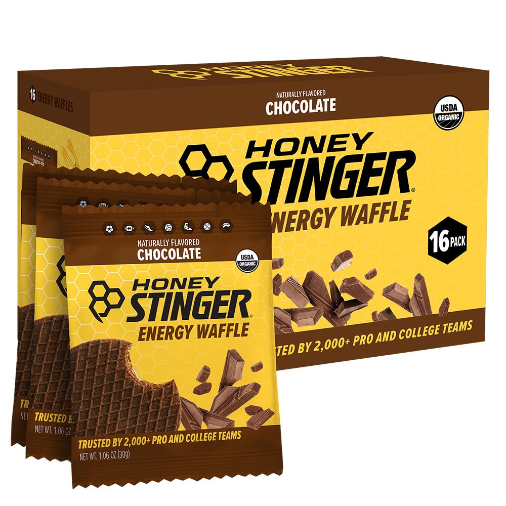 Honey Stinger Organic Chocolate Waffle, Energy Stroopwafel for Exercise, Endurance and Pe…