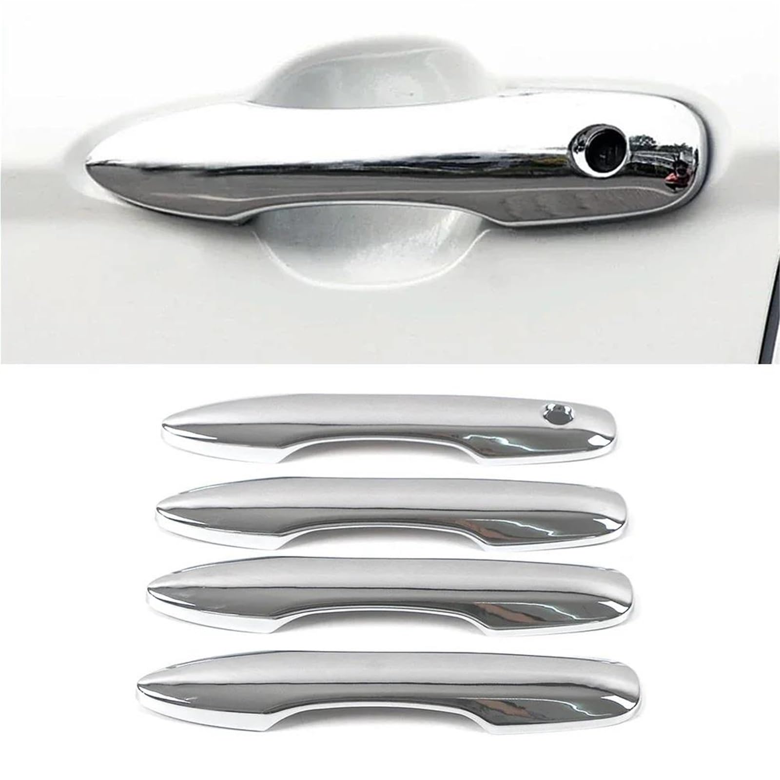 NOHEEU Car Door Handle Cap Decorative Outer Cover Shell for Toyota for Prius 2016-2024(Style 3)