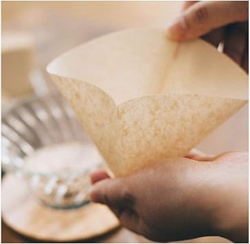 Hario V60 Size 03 Coffee Paper Filters 40-Count Boxed (Total of 40 Sheets) (White)