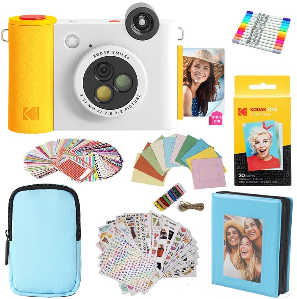 Amazon.com : Kodak Smile+ 2-in-1 Digital Instant Print Camera