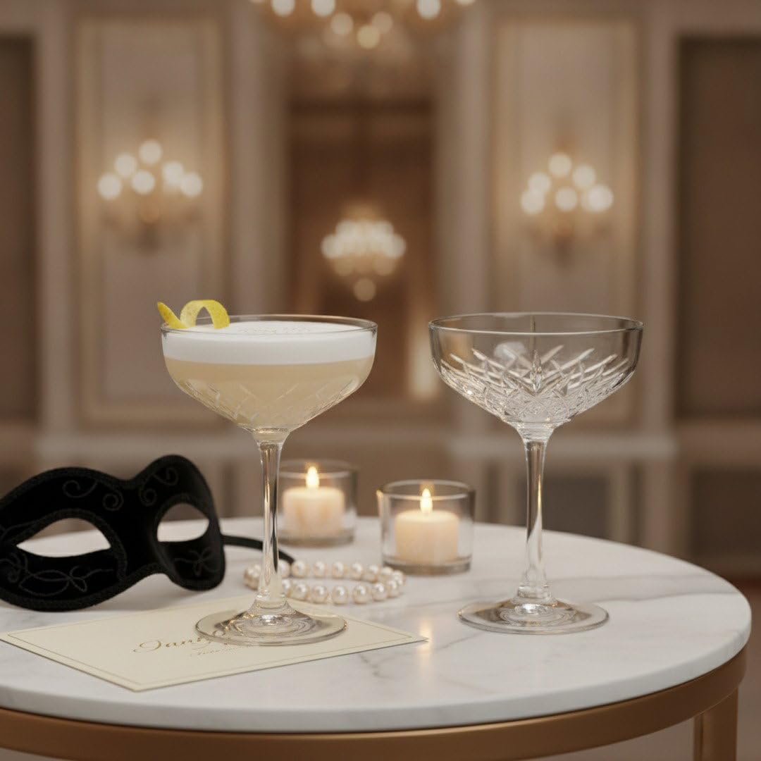 Party of the Century Cocktail Glasses - Gift Set -6