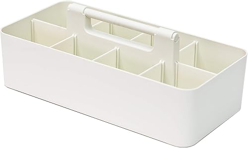 Miniatura 5 de Enjoy Organizer - Organizador portátil grande, divisores de bricolaje, 8 compartimentos, suministros de oficina escolar, cesta portátil con asa,