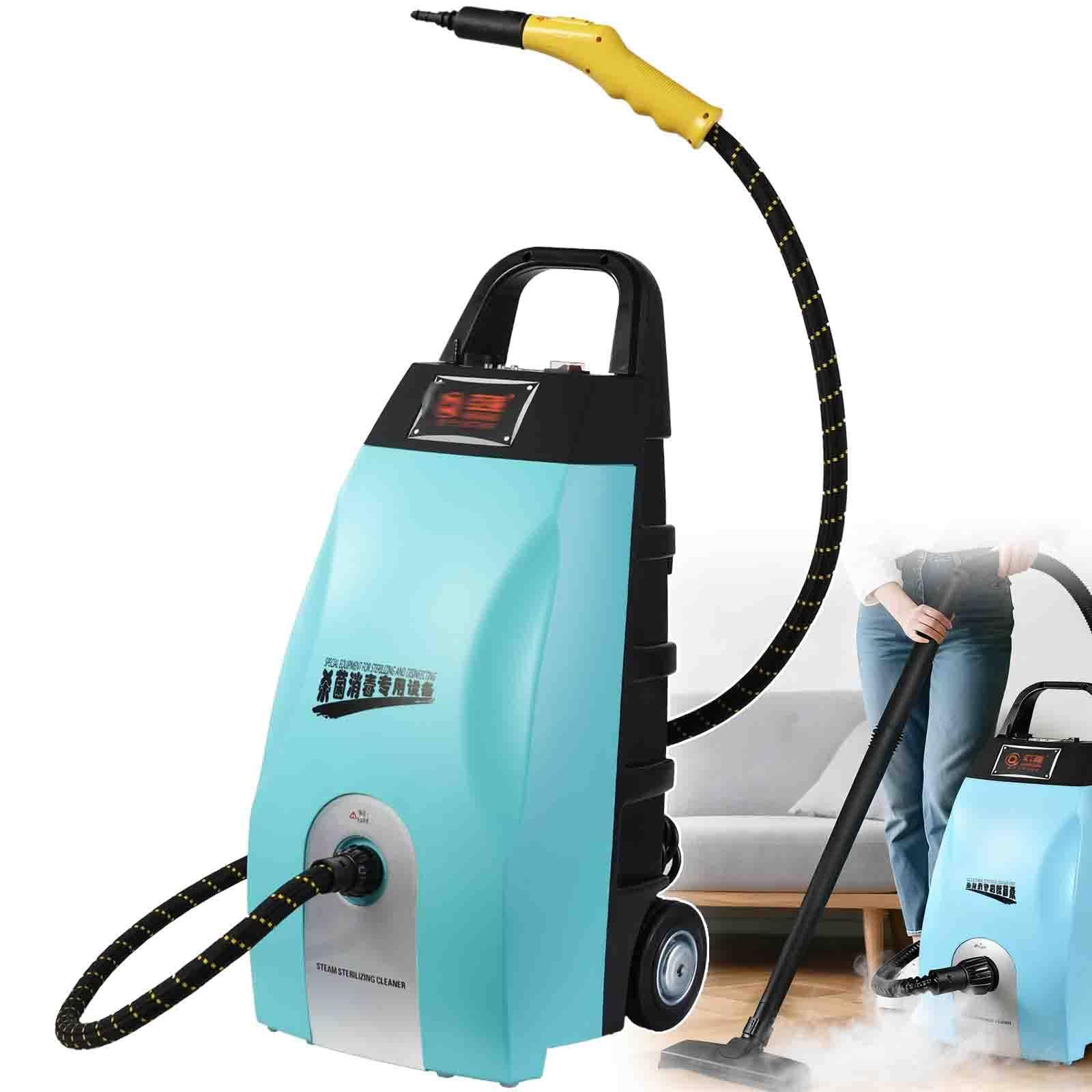 Ptatritious Blue 3000W High Pressure Steam Cleaner, High-Pressure Continuous Steam Washer With 3.5 L Water Tank, For Home And Car Use, Efficiently Cleans Floors, Upholstery, Tiles, And More